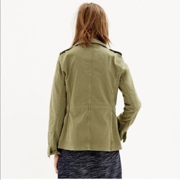 Madewell Olive Green Military Jacket XS - Picture 2 of 5